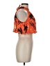 Amuse Society 100% Viscose Orange Kimono Size M - photo 4