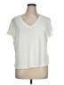 Billy T 100% Cotton Ivory Short Sleeve Top Size XL - photo 1