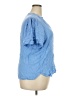 Well Worn 100% Viscose Blue Short Sleeve Blouse Size XXL - photo 4
