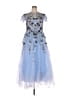Mac Duggal 100% Polyester Blue Cocktail Dress Size 14 - photo 1