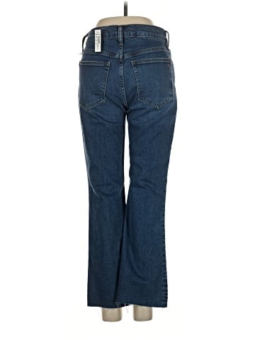Madewell Petite Kick Out Crop Jeans in Brinton Wash: Raw-Hem Edition (view 2)