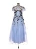 Mac Duggal 100% Polyester Blue Cocktail Dress Size 14 - photo 2