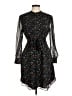 UNTUCKit 100% Polyester Paisley Black Casual Dress Size 6 - photo 1