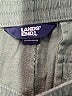Lands' End Solid Green Cargo Shorts Size 14 - photo 3