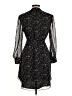 UNTUCKit 100% Polyester Paisley Black Casual Dress Size 6 - photo 2