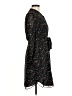 UNTUCKit 100% Polyester Paisley Black Casual Dress Size 6 - photo 4