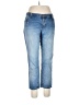 Mossimo 100% Spandex Hearts Blue Jeans Size 14 - photo 1
