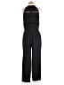 Ann Taylor LOFT 100% Polyester Solid Black Jumpsuit Size S - photo 2