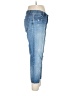 Mossimo 100% Spandex Hearts Blue Jeans Size 14 - photo 4