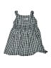 Garb 100% Cotton Checkered-gingham Blue Dress Size 3T - photo 2