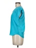 Jordan 100% Silk Teal Short Sleeve Top Size 7 - 8 - photo 5