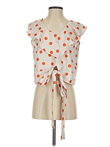 Plains & Prints Sleeveless Blouse (view 1)