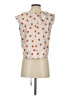 Plains & Prints Orange Sleeveless Blouse Size 4 - photo 2