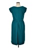 Suzi Chin for Maggy Boutique Solid Teal Casual Dress Size 14 - photo 2