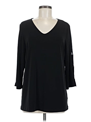 Susan Graver 3/4 Sleeve Top (view 1)