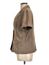 Sag Harbor Brown Short Sleeve Blouse Size 12 - photo 5