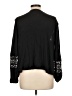 Hinge Black Long Sleeve Blouse Size L - photo 2