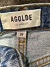 AGOLDE 100% Cotton Hearts Blue Jeans Size 28 waist - photo 4