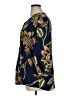 Daniel Rainn 100% Rayon Floral Blue 3/4 Sleeve Blouse Size XL - photo 5