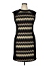 Nine West Chevron-herringbone Black Cocktail Dress Size 14 (petite) - photo 1