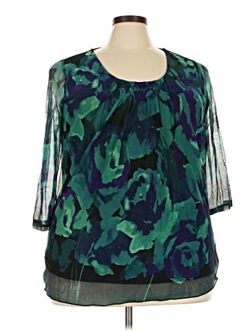 Laura Ashley 3/4 Sleeve Blouse (view 1)