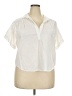 Universal Thread Ivory Short Sleeve Blouse Size XXL - photo 1