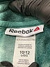 Reebok 100% Polyester Tie-dye Green Track Jacket Size 10 - 12 - photo 3
