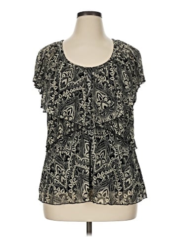 Apt. 9 Short Sleeve Blouse (view 1)