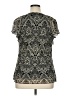 Apt. 9 100% Nylon Black Short Sleeve Blouse Size XL - photo 2