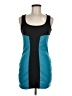 Timing Color Block Teal Cocktail Dress Size M - photo 1