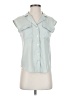 Banana Republic 100% Polyester Teal Sleeveless Blouse Size XXS - photo 1