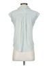 Banana Republic 100% Polyester Teal Sleeveless Blouse Size XXS - photo 2