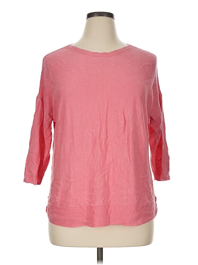 Pre-owned Jjill Pullover Sweater In Pink