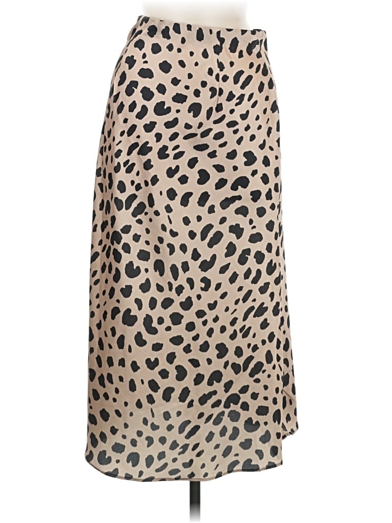 Pre-owned Aqua Casual Skirt In Tan