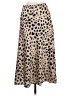 Aqua Animal Print Tan Casual Skirt Size M - photo 2