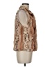 Cejon Brown Faux Fur Vest Size M - photo 4