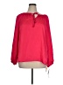 Dana Buchman 100% Polyester Red Long Sleeve Blouse Size XL - photo 1