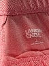 Lands' End Checkered-gingham Pink Casual Pants Size L - photo 6