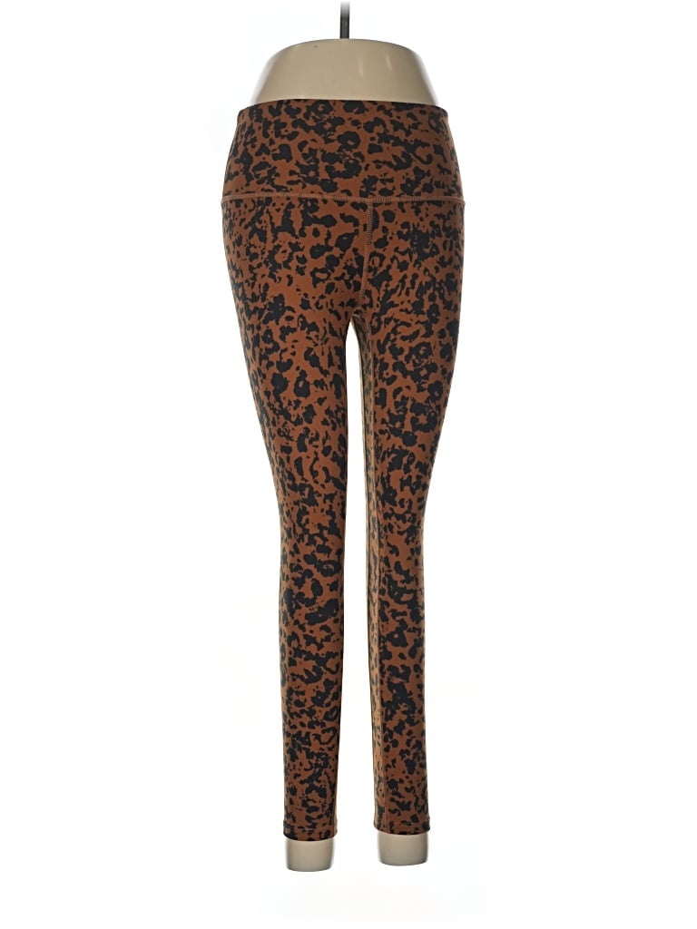 Pre-owned Varley Leggings In Brown