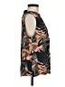 Evereve Black Orange Sleeveless Blouse Size XS - photo 4