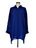 Cos 100% Polyester Blue Long Sleeve Blouse Size 6 - photo 1