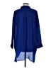 Cos 100% Polyester Blue Long Sleeve Blouse Size 6 - photo 2