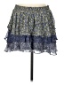 Joie 100% Polyester Paisley Blue Casual Skirt Size M - photo 1