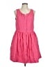 Gap Solid Pink Casual Dress Size 10 - photo 1