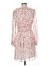 CeCe 100% Polyester Floral Ivory Casual Dress Size 8 - photo 2