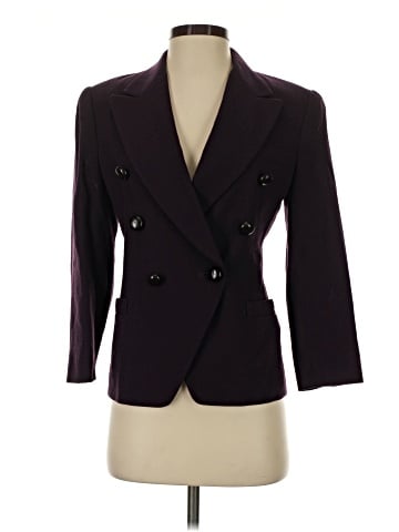 Linda Allard Ellen Tracy Wool Blazer (view 1)