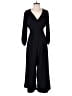 Gap 100% Polyester Solid Black Jumpsuit Size 8 - photo 1