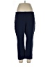 Chico's Solid Blue Active Pants Size Lg Petite (2.5) - photo 1