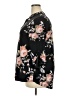 Zattcas Floral Black 3/4 Sleeve Blouse Size XXL - photo 5