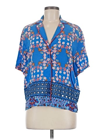 Sandro Short Sleeve Blouse (view 1)